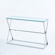 Load image into Gallery viewer, Modern X Shaped Rectangular Coffee Table/Console Table/End Table