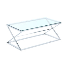Load image into Gallery viewer, Modern X Shaped Rectangular Coffee Table/Console Table/End Table