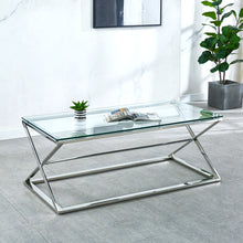 Load image into Gallery viewer, Modern X Shaped Rectangular Coffee Table/Console Table/End Table