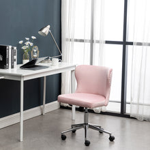 Load image into Gallery viewer, Adjustable Velvet Home Office Chairs Swivel Chair Pink