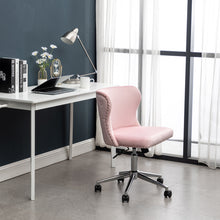 Load image into Gallery viewer, Adjustable Velvet Home Office Chairs Swivel Chair Pink