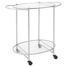 Load image into Gallery viewer, Kitchen Trolley Bar Cart Serving Drinks Cart Gold/Silver