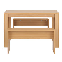 Load image into Gallery viewer, Wooden Kitchen Furniture 6 Seater Dinning Table 2 Chair Bench Set Living Room