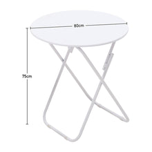 Load image into Gallery viewer, Round Coffee/Dining Table Wooden End Table Desk Small Kitchen Furniture
