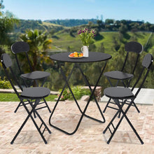 Load image into Gallery viewer, Folding Garden Table Dining Table with 2 & 4 Chairs Kitchen Furniture Space Saving