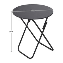 Load image into Gallery viewer, Round Coffee/Dining Table Wooden End Table Desk Small Kitchen Furniture