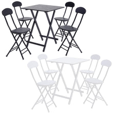 Load image into Gallery viewer, Folding Table with 2 & 4 Chairs Breakfast Stools Kitchen Dining Room Furniture Set