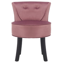 Load image into Gallery viewer, Wooden Leg Padded Seat Dressing Table Stool