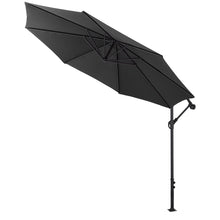 Load image into Gallery viewer, 3M Black Sun Parasol Hanging Banana Umbrella