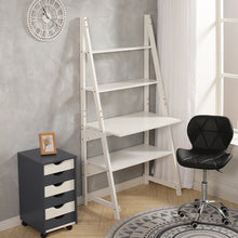 Load image into Gallery viewer, Modern Ladder Storage Display Shelf Computer Desk