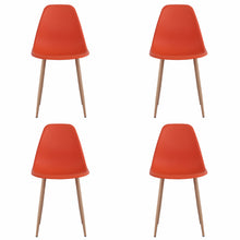 Load image into Gallery viewer, Set of 4 Modern Plastic Dining Chairs