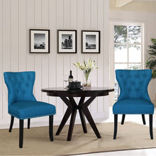 Load image into Gallery viewer, Set of 2 Modern Buttoned Dining Chairs
