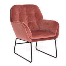 Load image into Gallery viewer, Linen Double Layer Padded Chair Armchair