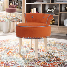 Load image into Gallery viewer, Velvet Vanity Dressing Table Stool Piano Chair