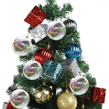 Load image into Gallery viewer, 5 Pcs Rainbow Gloss Glass Balls Hanging Ornaments for Christmas Decor