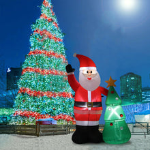 Load image into Gallery viewer, 1.5m Inflatable Father Christmas Air Blown with 3 LED Light UK Plug Outdoor Decor, SC0002
