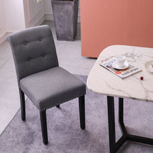 Load image into Gallery viewer, Set of 2 Elegant Buttoned Dining Chairs