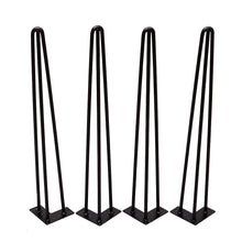 Load image into Gallery viewer, Metal Hairpin Furniture Table Legs