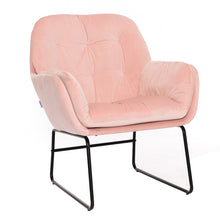 Load image into Gallery viewer, Linen Double Layer Padded Chair Armchair