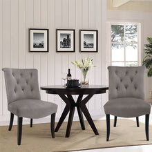 Load image into Gallery viewer, Set of 2 Contemporary Chesterfield Dining Chairs
