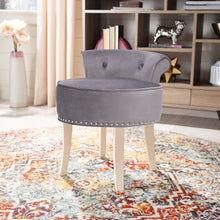 Load image into Gallery viewer, Velvet Vanity Dressing Table Stool Piano Chair