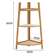 Load image into Gallery viewer, 3-Tier Modern Corner Ladder Shelf for Plant Display