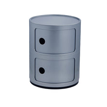 Load image into Gallery viewer, Floorstanding Tiered Round Storage Cabinet