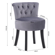 Load image into Gallery viewer, Makeup Dressing Table Stool Vanity Chair Dining Chairs