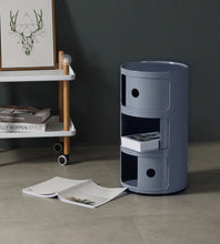 Load image into Gallery viewer, Floorstanding Tiered Round Storage Cabinet