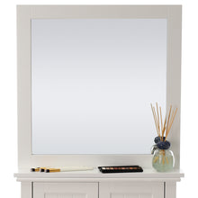 Load image into Gallery viewer, 60CM White MDF Framed Makeup Wall Mirror with Shelf