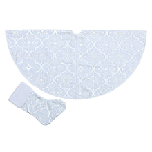 Load image into Gallery viewer, Round Shape Christmas Tree Base Skirt Xmas Ornament with Stocking, SW0332