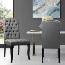 Load image into Gallery viewer, 2PCS Classic Linen Fabric Upholstered Dining Chairs