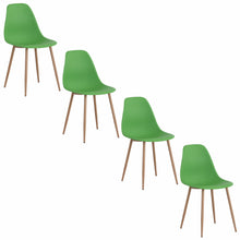 Load image into Gallery viewer, Set of 4 Modern Plastic Dining Chairs