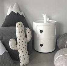 Load image into Gallery viewer, Floorstanding Tiered Round Storage Cabinet