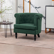 Load image into Gallery viewer, Soft Armchair Curved Accent Chair
