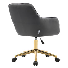Load image into Gallery viewer, Frosted Adjustable Swivel Velvet Office Chair
