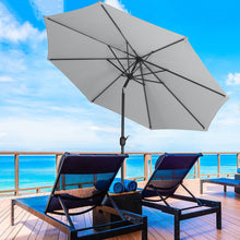 Load image into Gallery viewer, 3M Large Round Garden Parasol Outdoor Beach Umbrella Patio Sun Shade Crank Tilt No Base