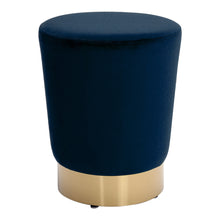 Load image into Gallery viewer, Velvet Round Seat Pouffe Dressing Table Stool