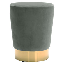 Load image into Gallery viewer, Velvet Round Seat Pouffe Dressing Table Stool