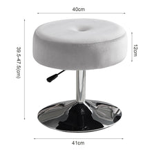 Load image into Gallery viewer, 360° Swivel Velvet Bar Stool Gas Lift Dressing Table Stool