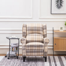 Load image into Gallery viewer, Fabric Wingback Recliner Armchair
