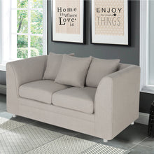 Load image into Gallery viewer, Modern Linen Upholstered 2 Seater Sofa