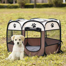 Load image into Gallery viewer, Foldable Fabric Pet Play Pen Run Fence Cage Tent