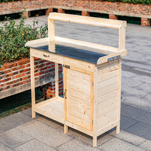 Load image into Gallery viewer, Wooden Garden Potting Bench