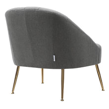 Load image into Gallery viewer, Imitation Cashmere Bucket Style Accent Chair, Grey