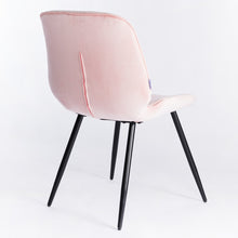 Load image into Gallery viewer, Set of 2 Velvet Leisure Dining Chairs, Light Pink