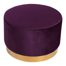 Load image into Gallery viewer, Velvet Footstool Round Pouffe - 5 Color