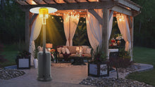 Load and play video in Gallery viewer, 13KW Outdoor Gas Powered Patio Heater Freestanding With Wheel,Stainless steel , Silver,Brown,Black !