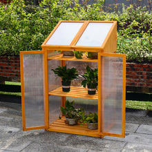 Load image into Gallery viewer, Garden Wooden Polycarbonate Plant Growhouse