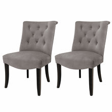 Load image into Gallery viewer, Set of 2 Contemporary Chesterfield Dining Chairs
